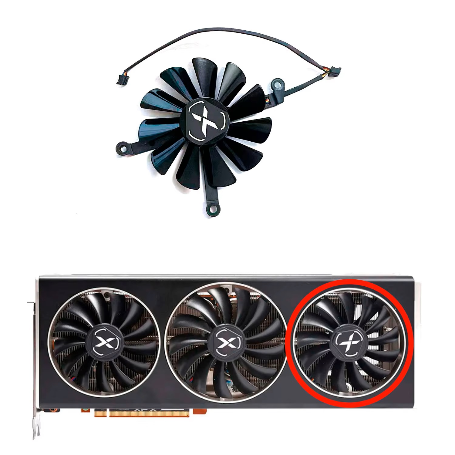 New DIY GPU fan 4PIN 95MM 85MM - Rx 6700 Xt 12Gb Graphics Card ulasan dan harga